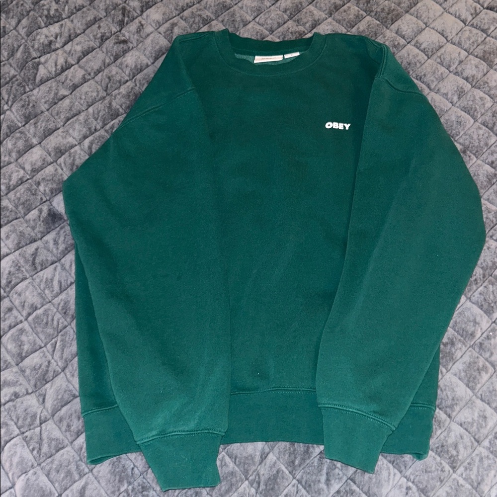 Green Obey hoodie